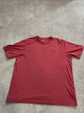 Wolverine Heather Red Short Sleeve Crew Shirt-size XL, EUC